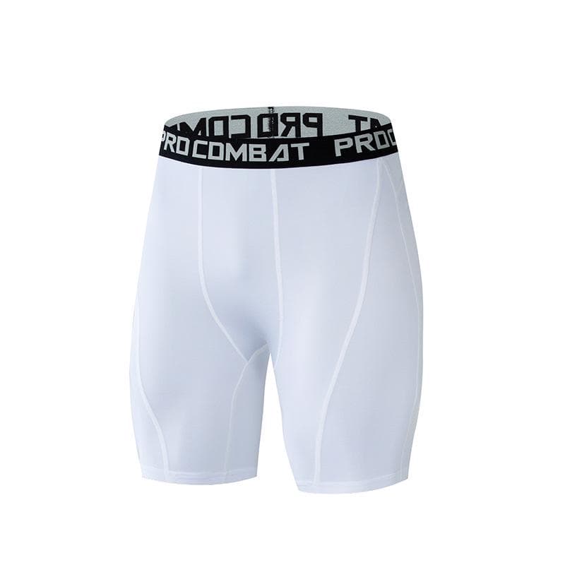 2025 men's and women's casual quick drying compression sports shorts, suitable for basketball, soccer, and running XXXL white