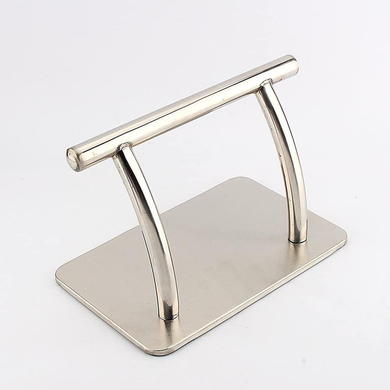 Stainless Steel Footrest Barbers Hairdressing Chair Salon Equipment Foot Rest white