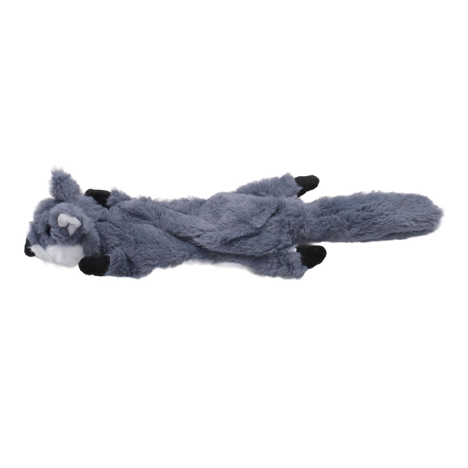 Pet Chewing Plush Toy Interactive Anxiety Reduction Squeaky Toy Soft Bite Resistant Teeth Cleaning gray