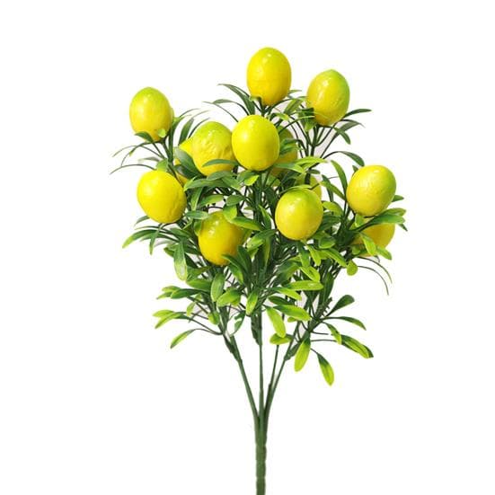Artificial Plant No Withering Decorative Reusable Modern Orange Lemon Fruit Bonsai Home Supplies B
