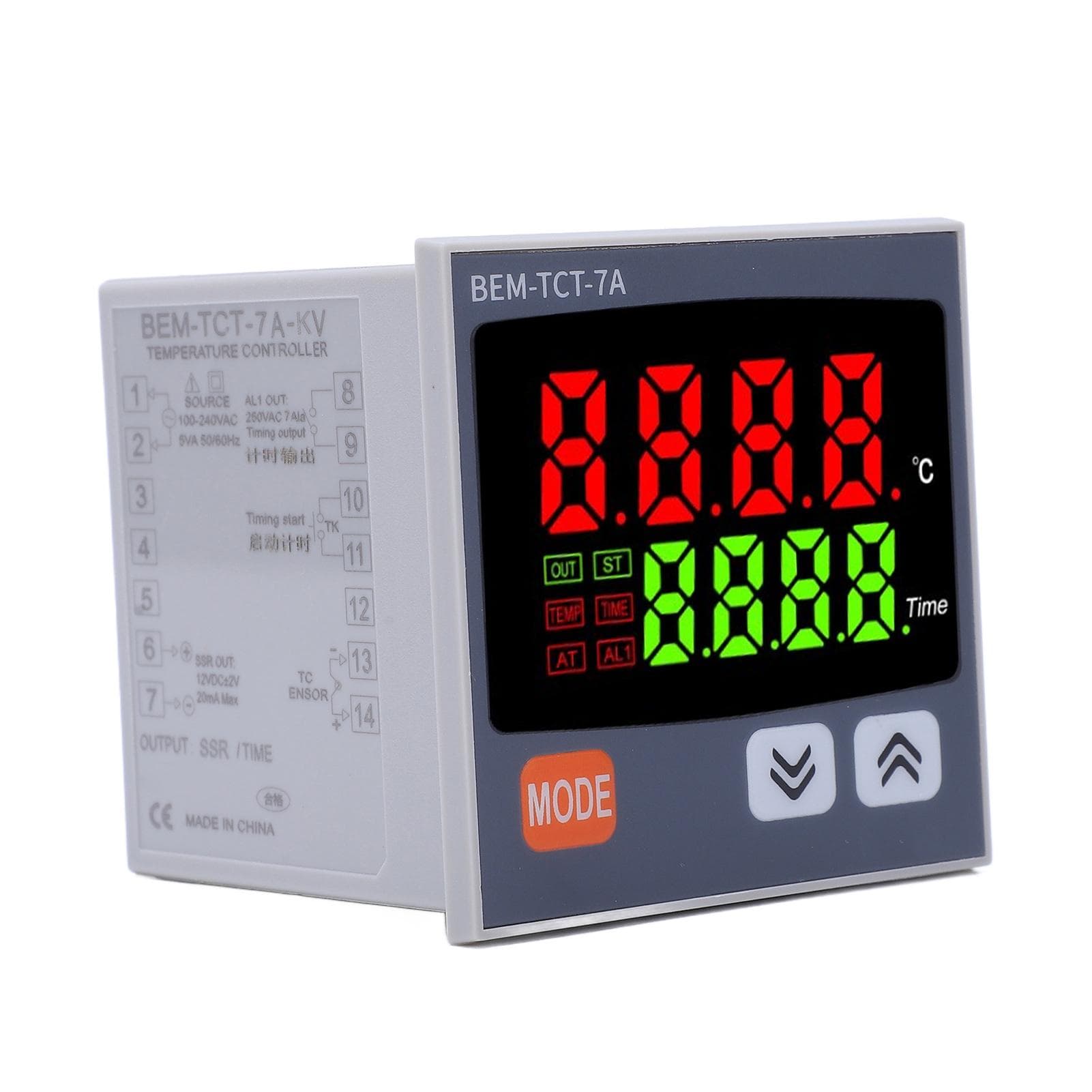 Thermostat Time Digital Display K Type Input Multifunctional Thermostat for Heat Press Machine