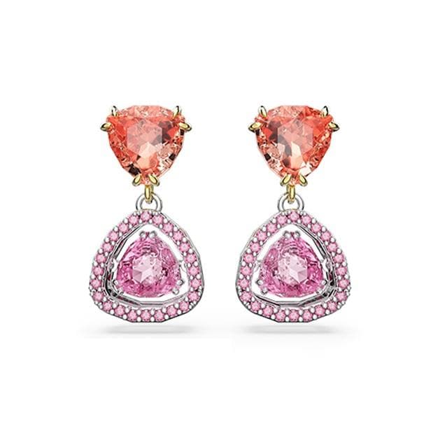 Millenia Water Drop Shaped Iridescent Mixed Metal Earrings Women earrings Multicolor 5619496 Box (Random Color)