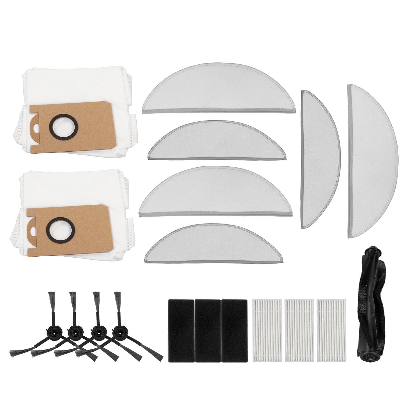 Sweeping Robot Accessories Set Efficient Cleaning Strong Water Absorption High Strength Vacuum