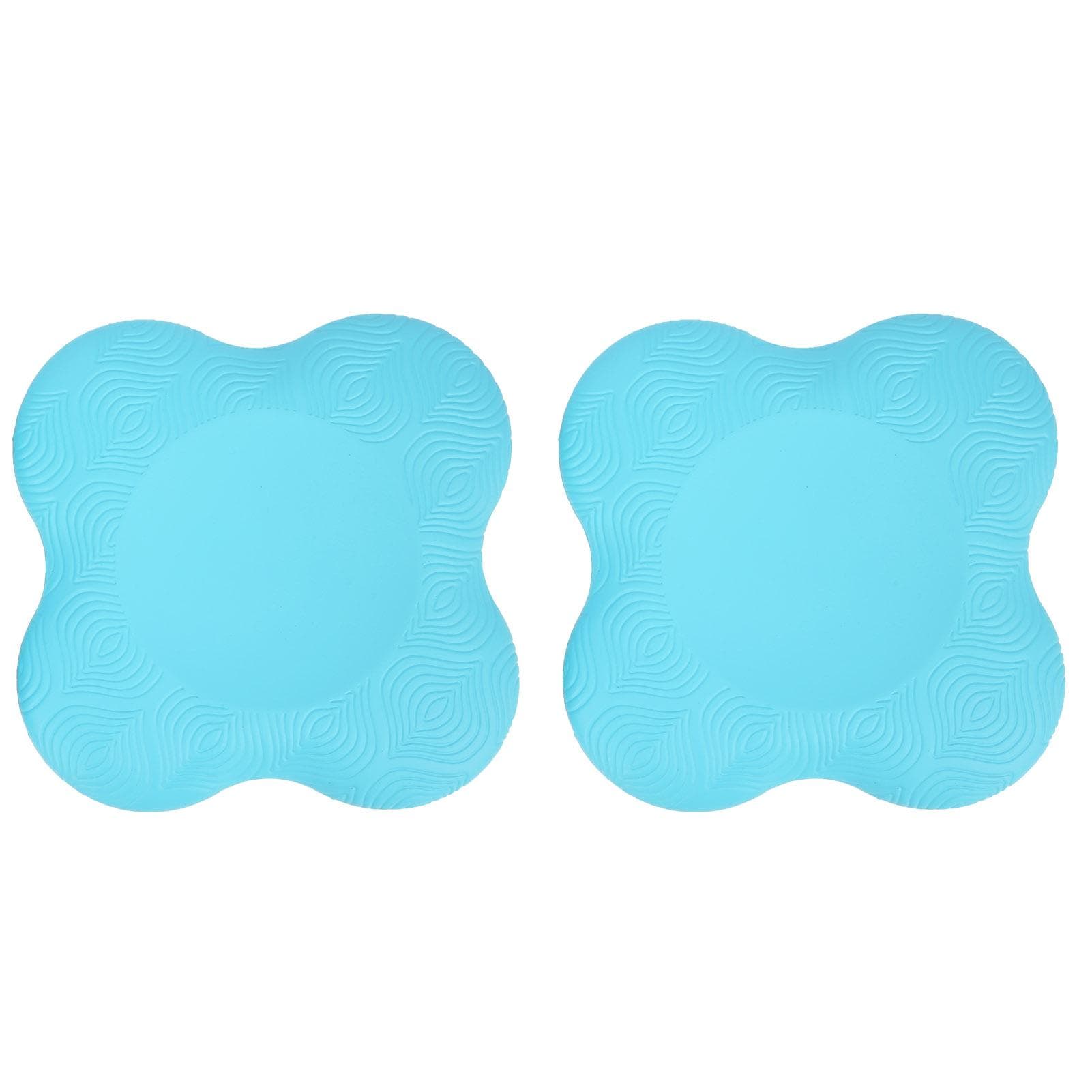 2pcs Yoga Knee Pads Support Cushion Mats Wrist Elbow Protective Pad for Fitness Exercise blue