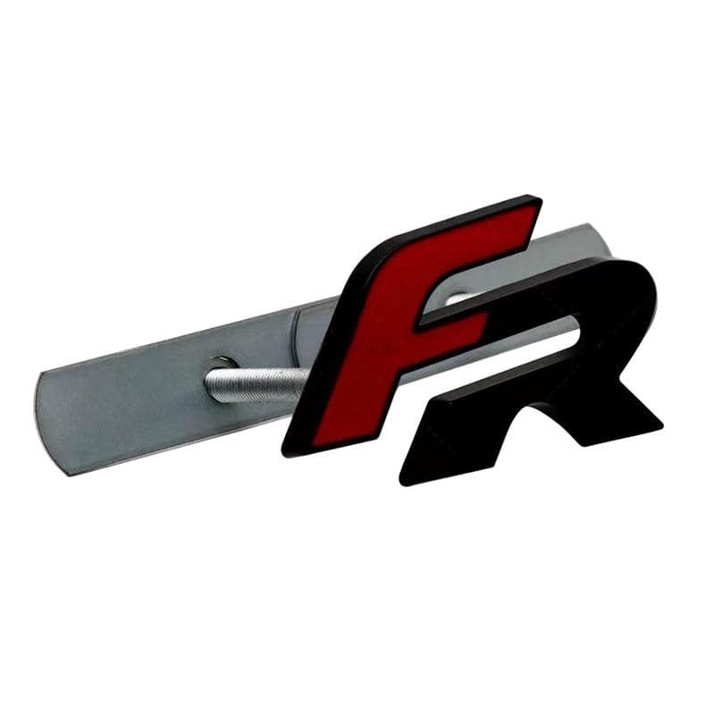 Metal 3D FR Car Front Grill Badge Car Body Emblem Sticker Decal for Leon FR+ Cupra Ibiza Altea Exeo Formula Racing Styling Car Accessories 8#  Front Grille Badge