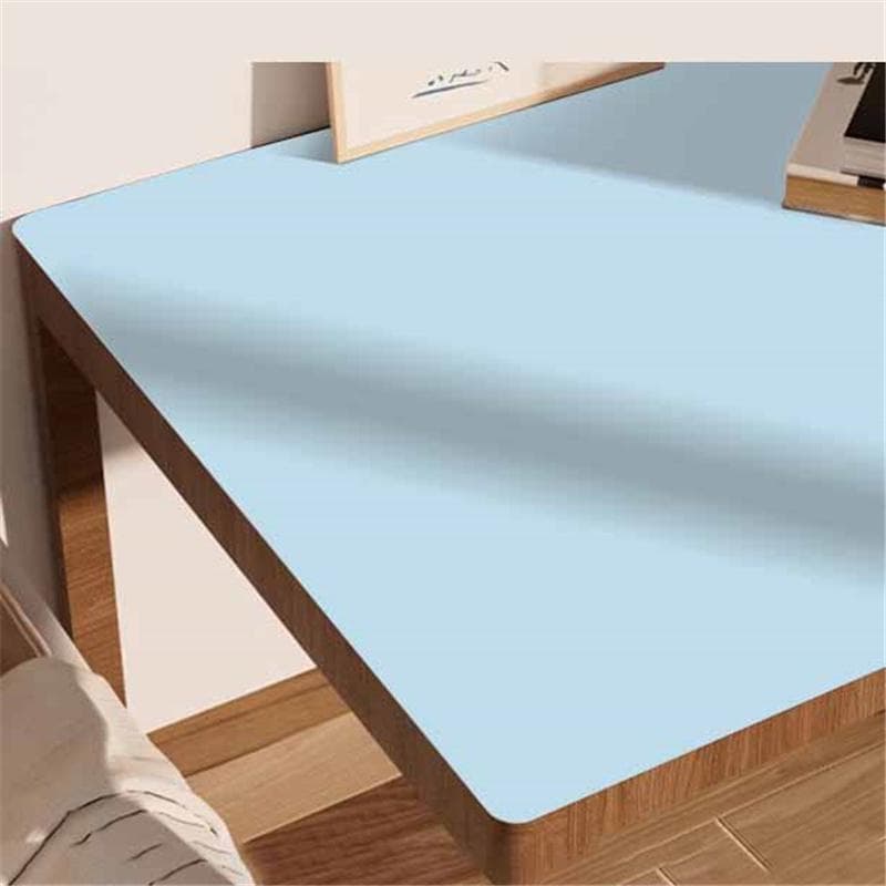 Self-Adhesive Thickened Soft-Touch Film Waterproof Moisture-Resistant Cabinet Wrap Furniture Renewal Wardrobe Doors Tabletops Decora Vinyl Film 40cm*3m light blue