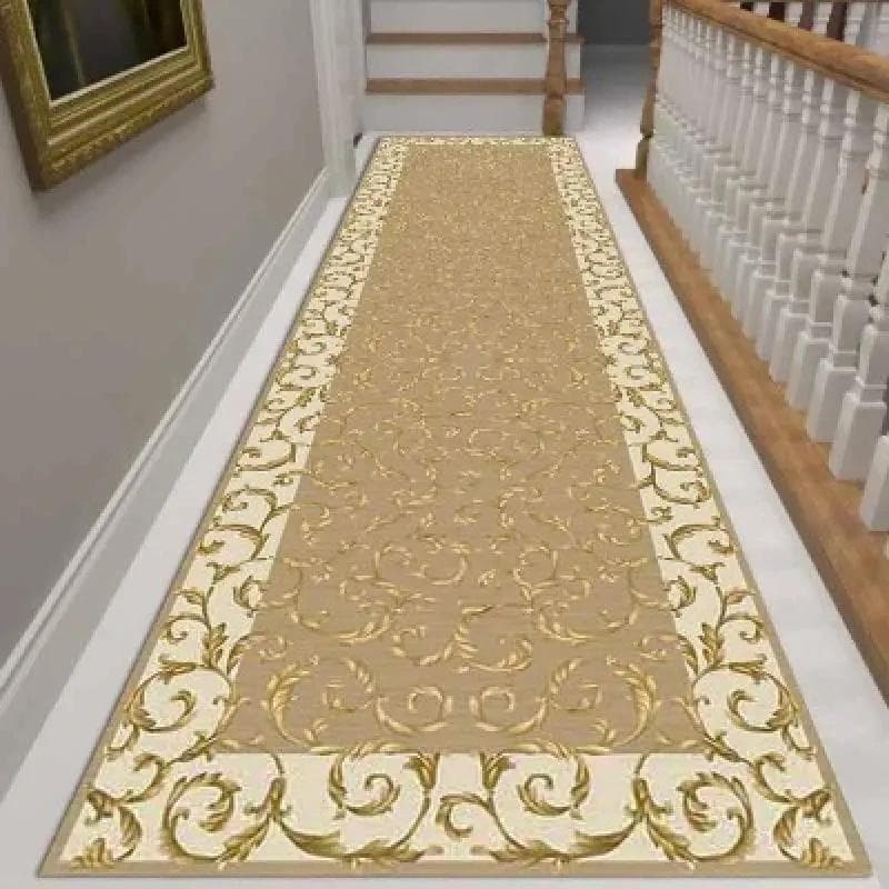 Nordic Style Living Room Hall Carpet Long Hallway Corridor Rugs Kitchen Mat Flannel Anti-slip Doormat National Bedroom Area Rug 60x90cm