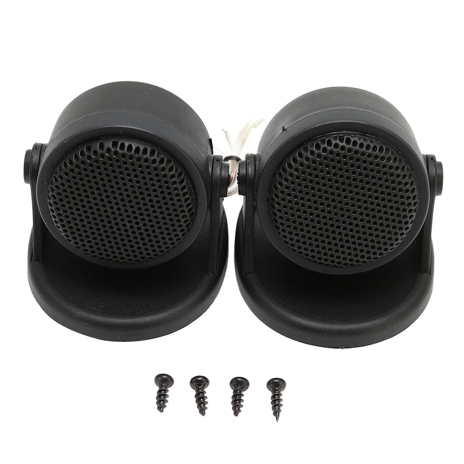 2pcs Dome Tweeter Car o Speaker Black 20W Loudspeaker Universal for Automobile