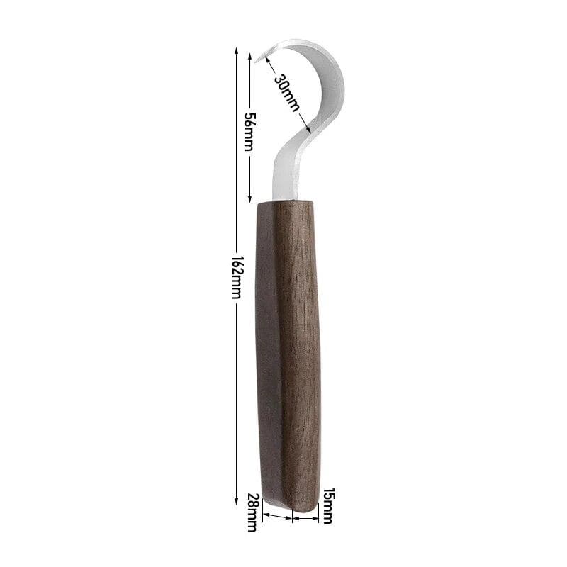 1pc Woodworking Carving Knife Set DIY Hook Knife Professional Carving Tools Curved Wood Scraper Durable Wood