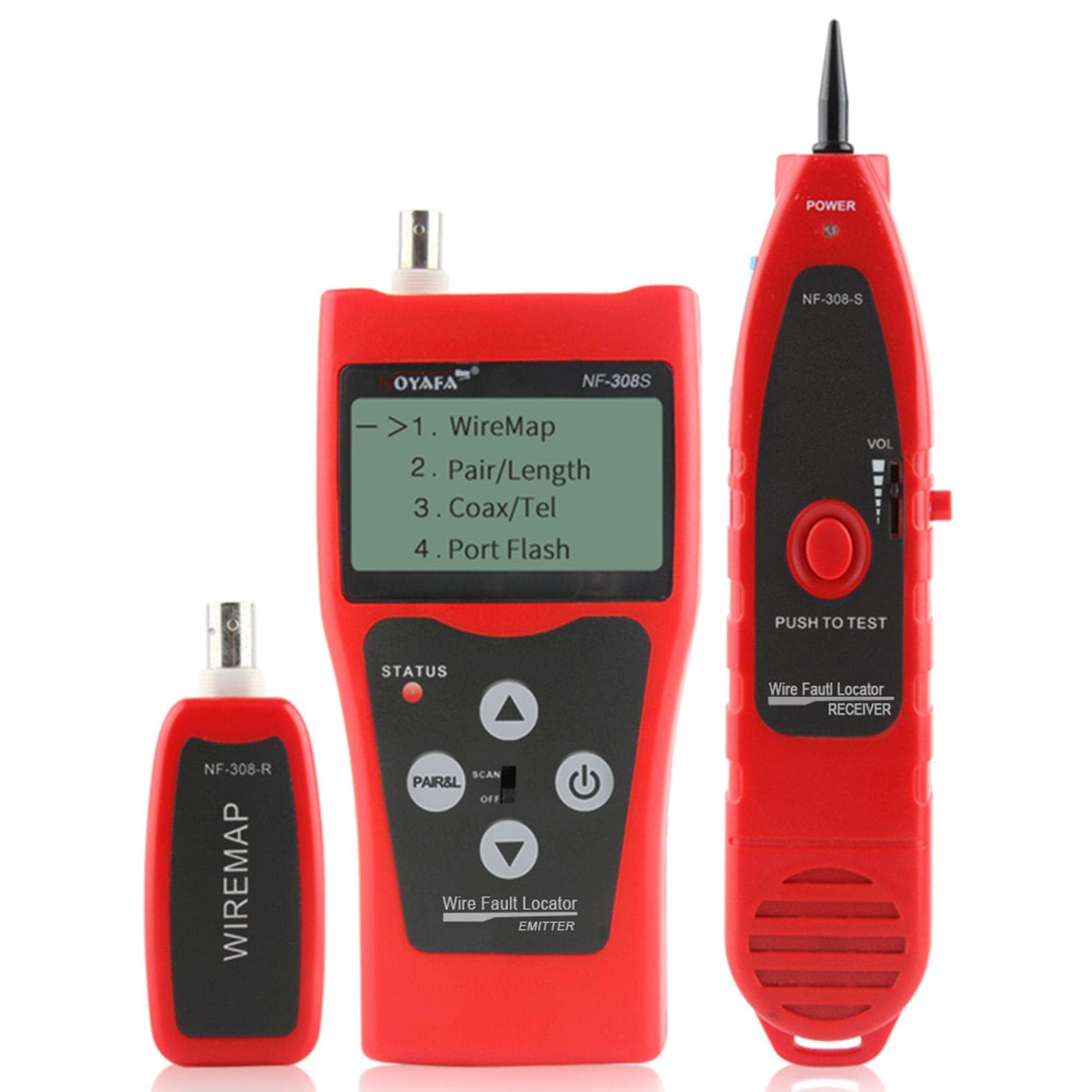 NOYAFA Multi-functional LCD Network Cable Tester High Precision Line Finder Coaxial Line Tester