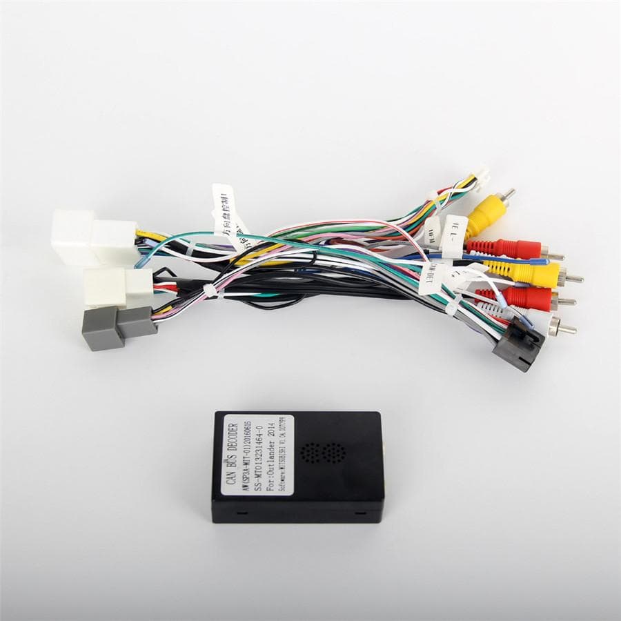 Canbus Box With Power Cable For Mitsubishi Lancer ASX Rockford 07-15 Radio Video
