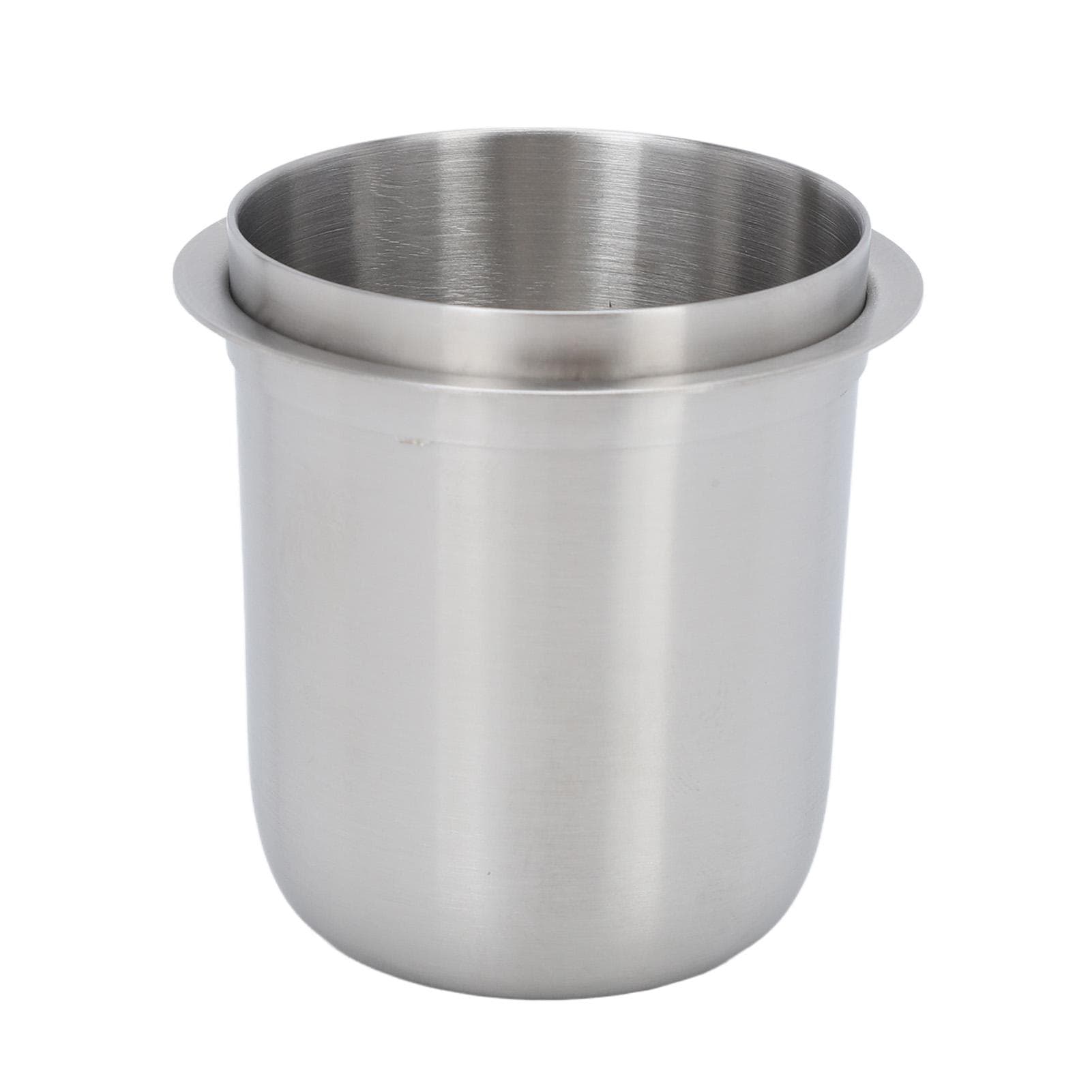 Dosing Cup 150ml 58mm Hands Free Stainless Steel Universal Inverted Coffee Powder Cup for Coffee Stainless Steel Color Polished Brushed