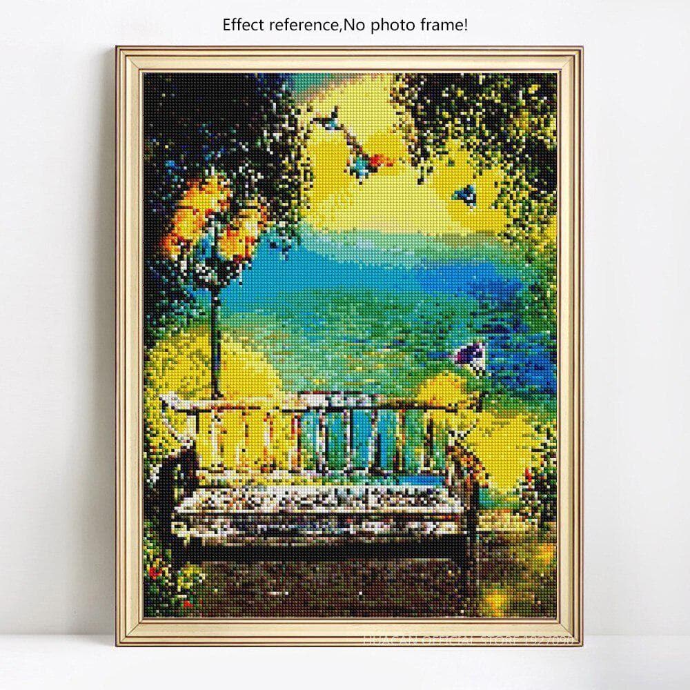 Diamond Painting Scenery Home Decoration Diamond Embroidery Scenic Pictures of Rhinestones 20X30
