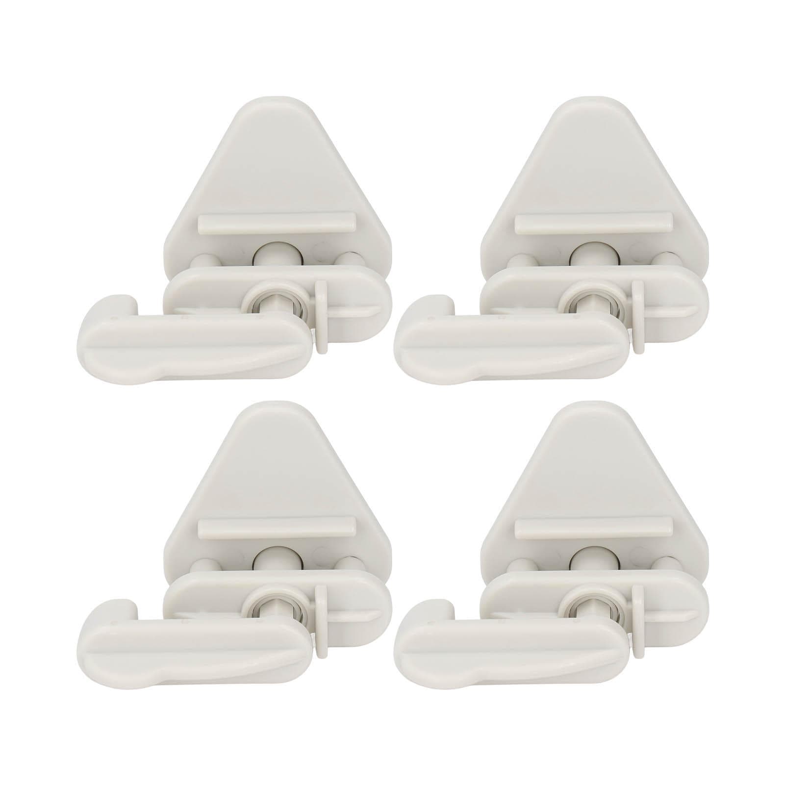 4 Set Pontoon Boat Gate Latch Kit ABS Square Frame Pontoon Boat Replacement Door Latches for Left