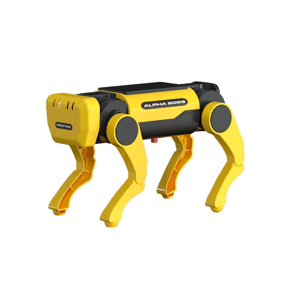 Self-Install DIY Gadgets Technological Gizmos Intelligent Robot Dog Robot Cattle Toys Solar Powered Robot Dog