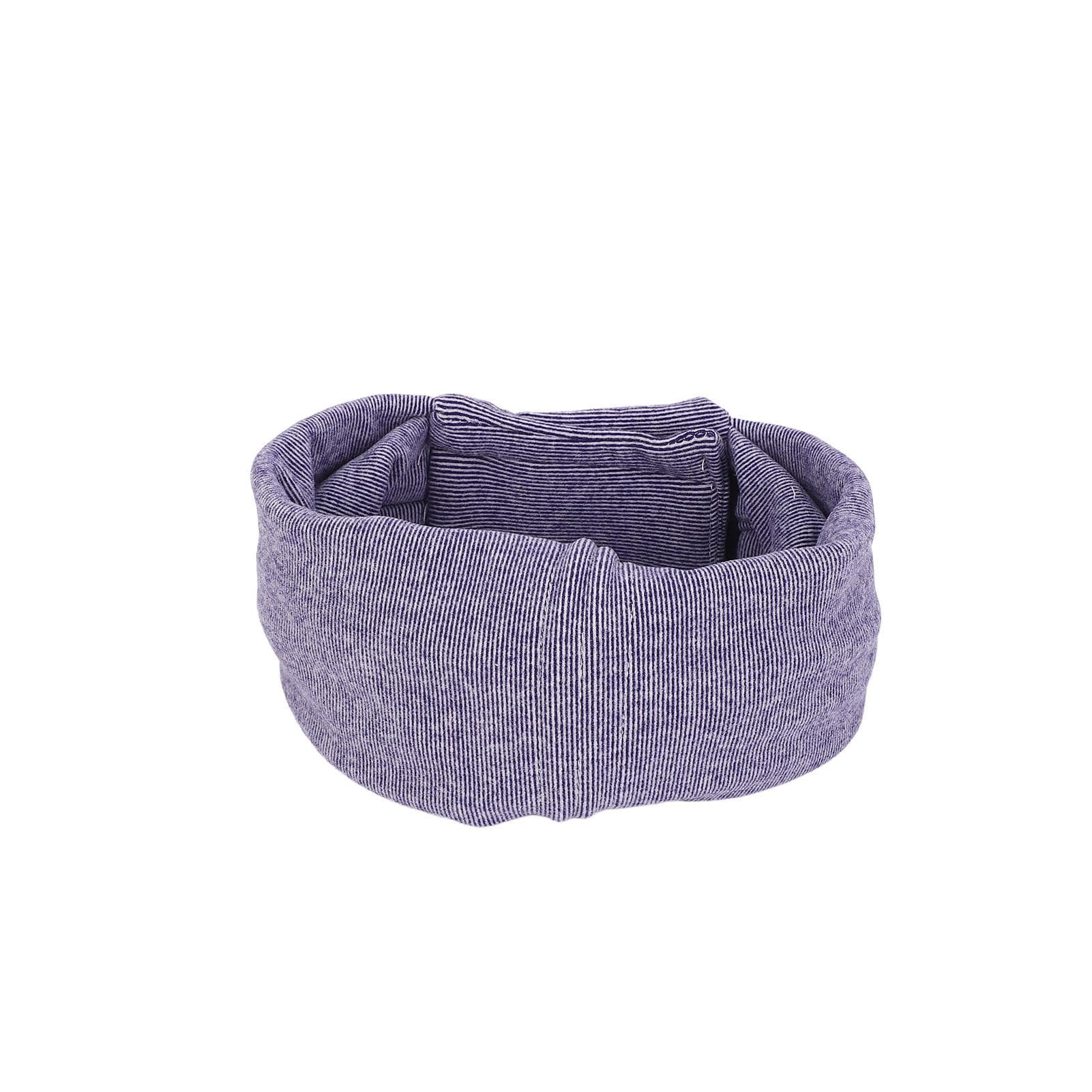 Dog Ear Wraps Noise Protection Comfortable Adjustable Head Cover for Cars Airports Fireworks Dark M(for 4-6.5kg) dark purple