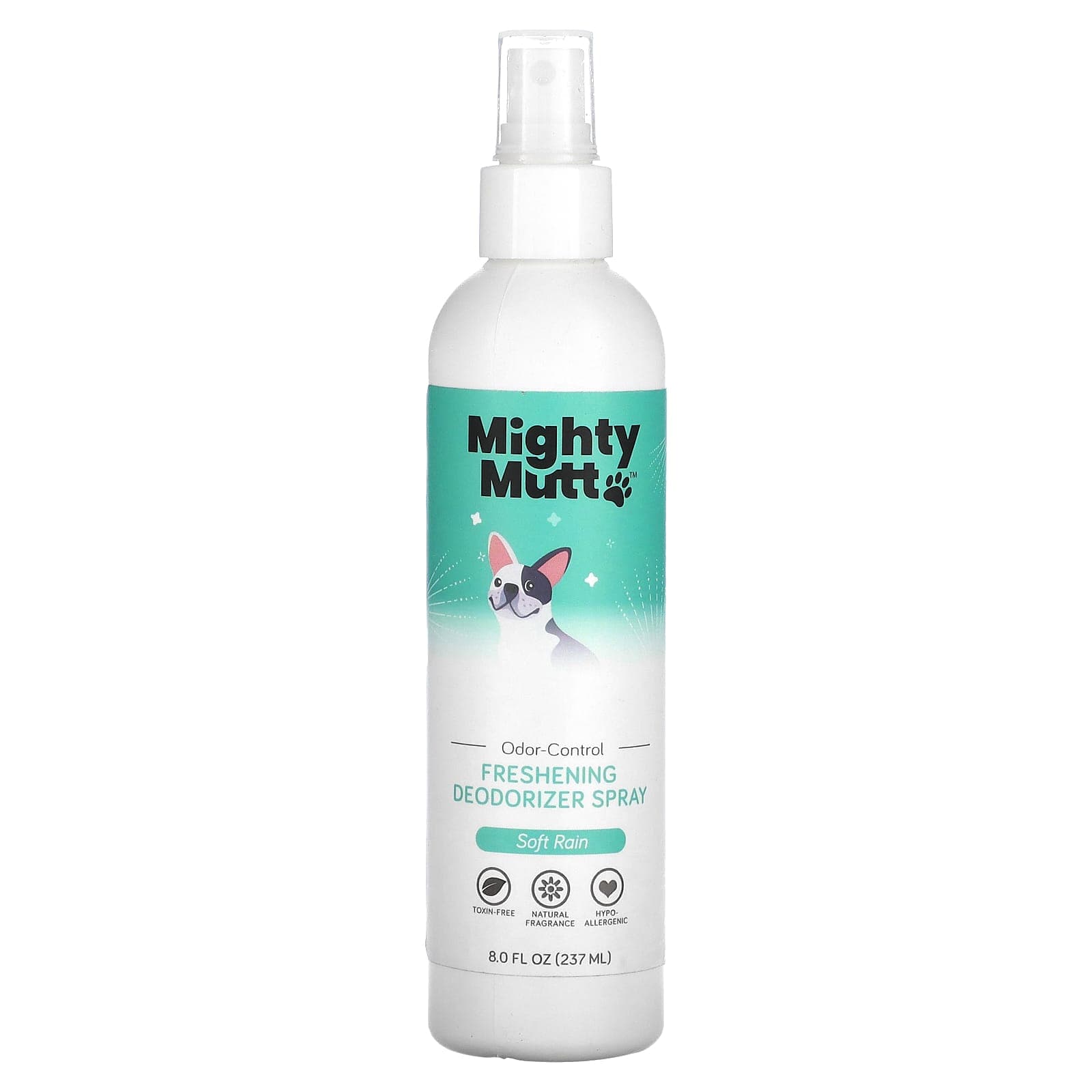 Mighty Mutt, Refreshing Deodorizer Spray, Dog, Soft Rain, 8 fl oz (237 ml)