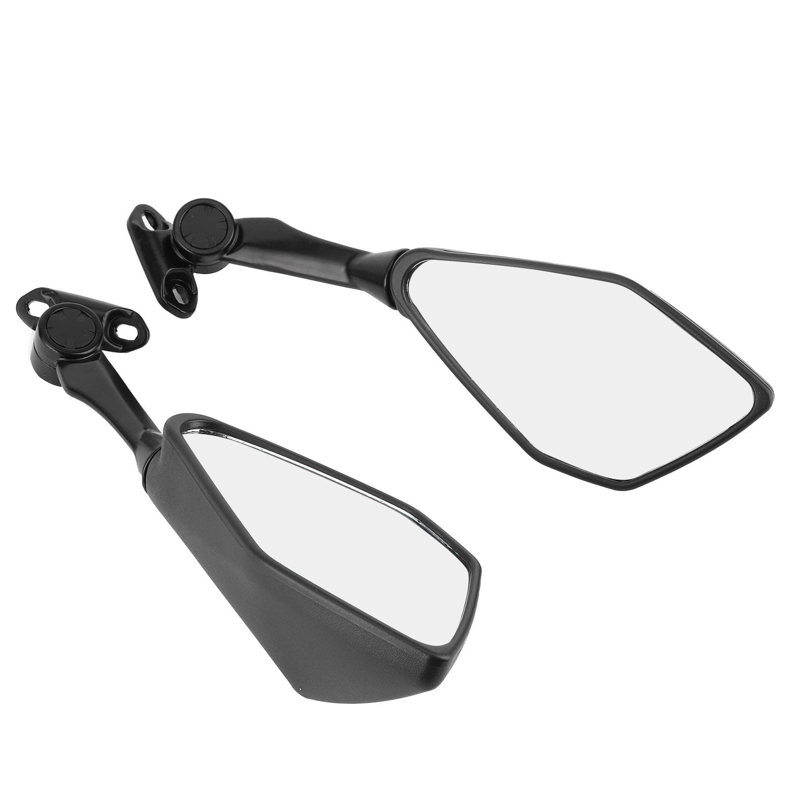 Pair Motorcycle Rearview Mirrors with Mounting Accessory Fit for Honda CBR900 CBR919 CBR929 CBR954
