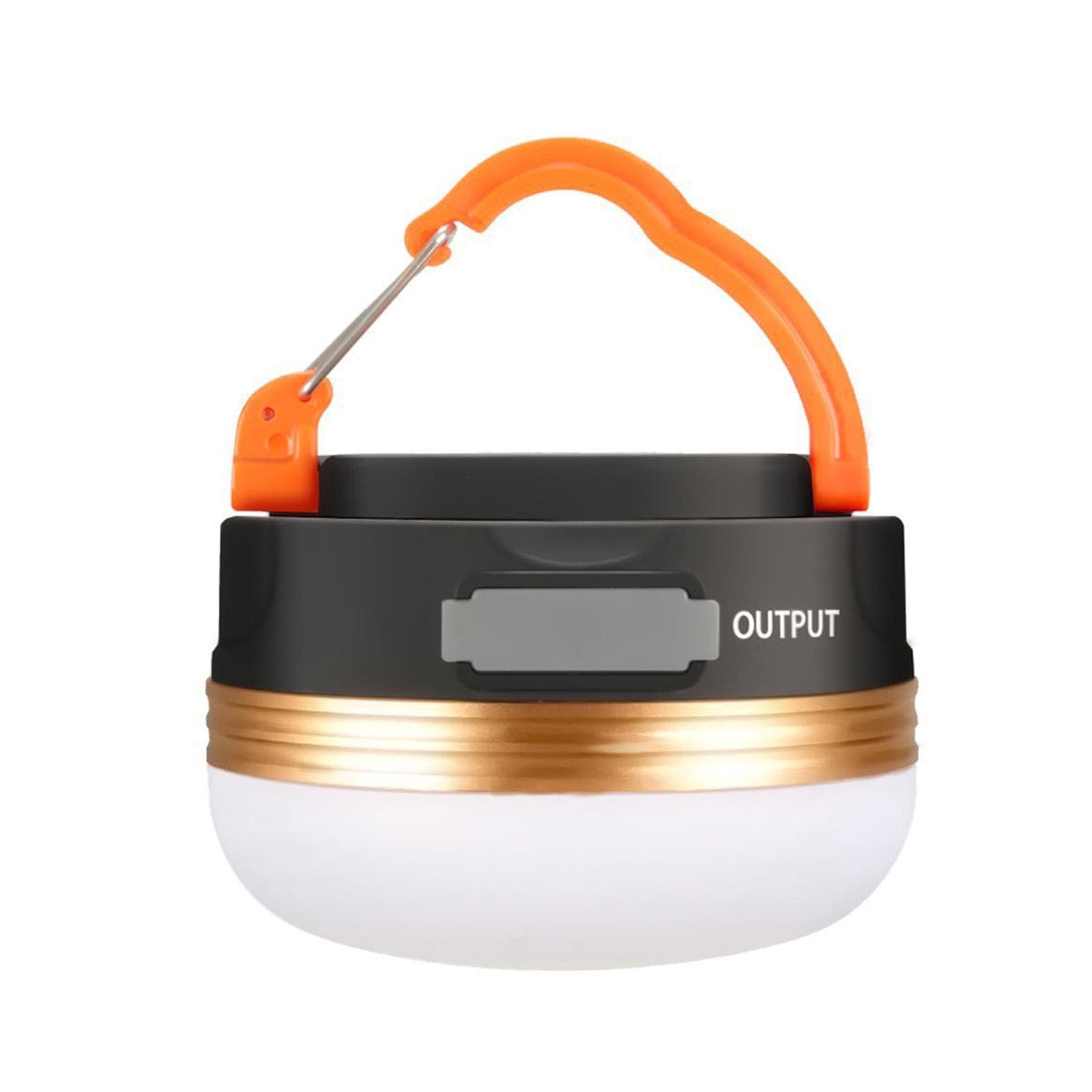 LEDs Camping Lantern USB Rechargeable Camping Light Mini Flashlight with Magnetics Base 3 Light Modes white