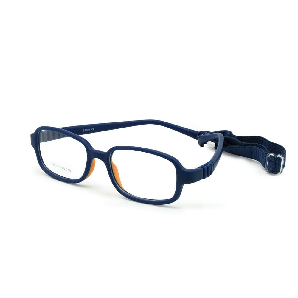 Flexible Kids Glasses Frame No Screw One-piece Design 46/16 Size 4-6 Years Adjustable Strap Boys Girls Optical Other