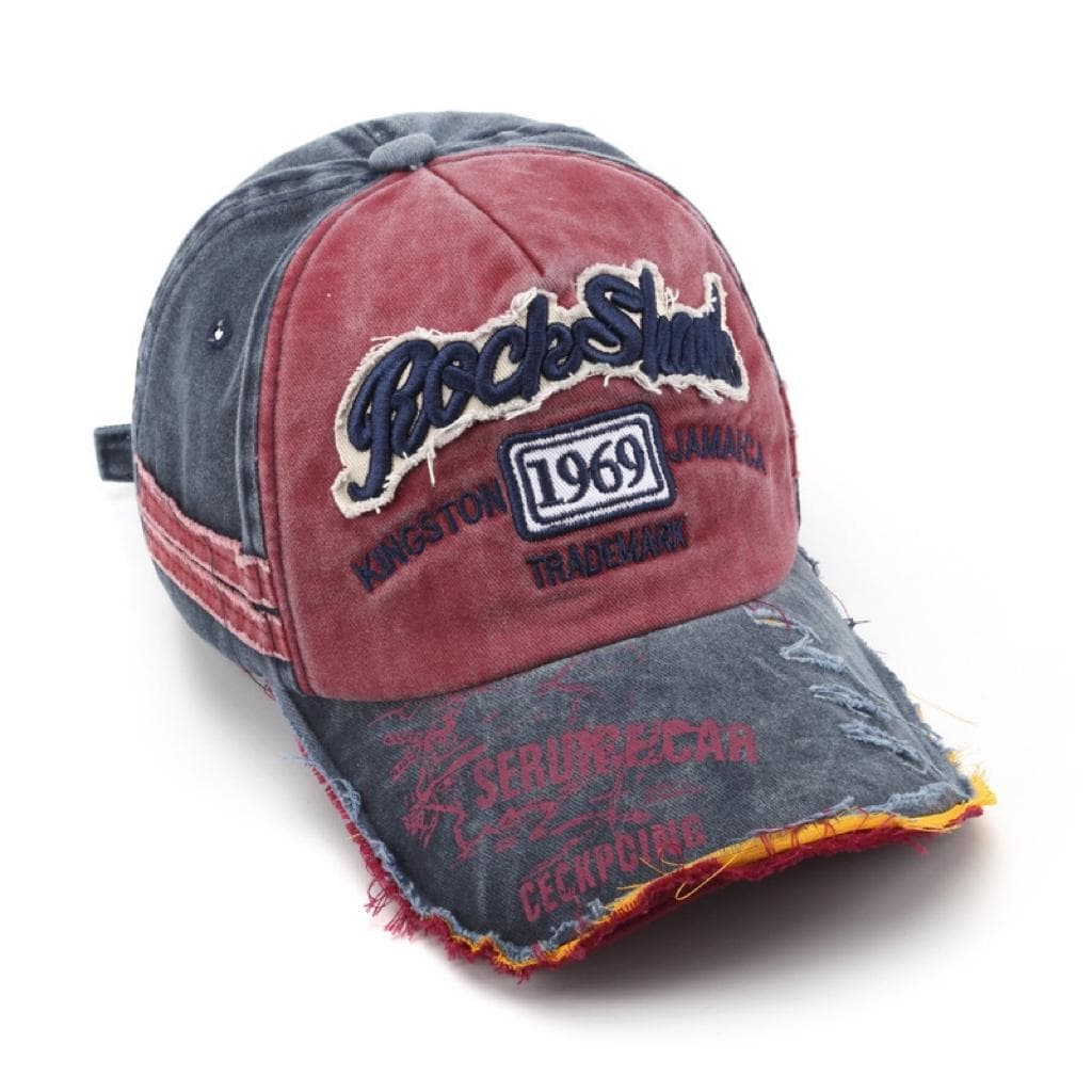 Unisex Washed Denim Baseball Cap High Quality Sports Hats Summer Hat Cap For Men Women 1969 Letter Streetwear Cap