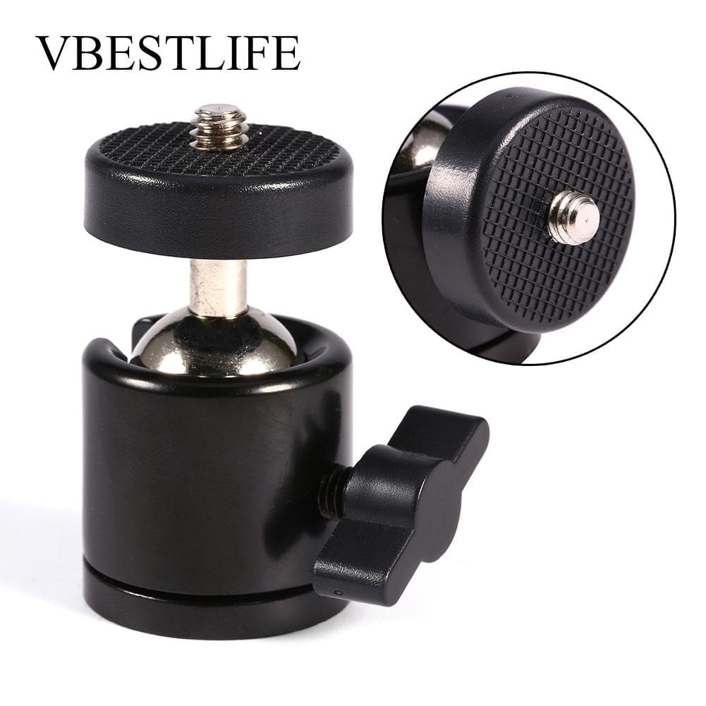 VBESTLIFE 360 degrees  Swivel Rotatable 1/4   Screw Ball Head Mount Ballhead Stand Bracket