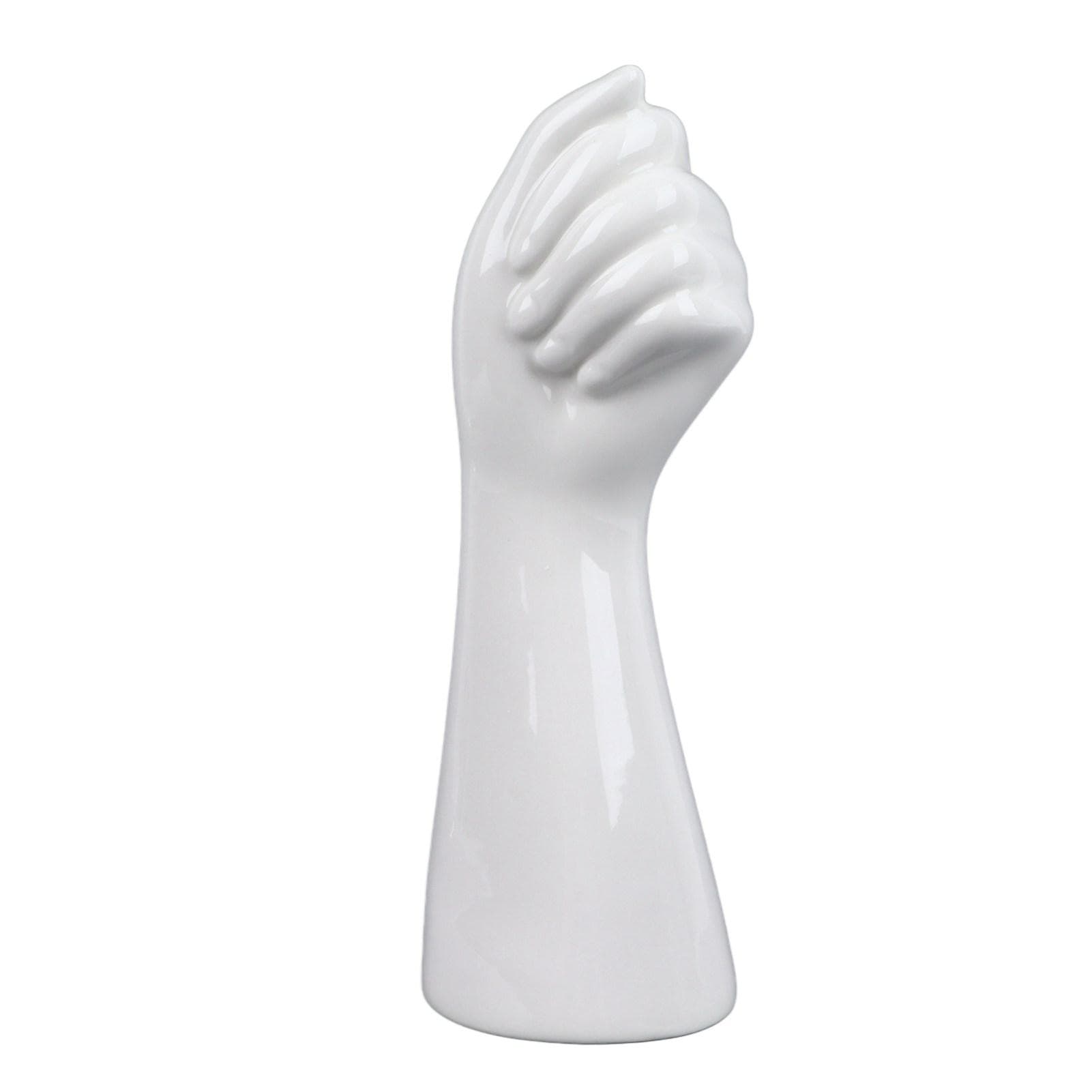 Human Body Ceramic Hand Vase Decorative Crafts Creative Living Room Ornament Vase