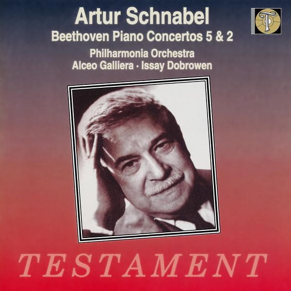 CD LUDWIG VAN BEETHOVEN, ARTUR SCHNABE - Piano Concertos 5 & 2 SBT1020 Testament 1993 Japan Classical Used