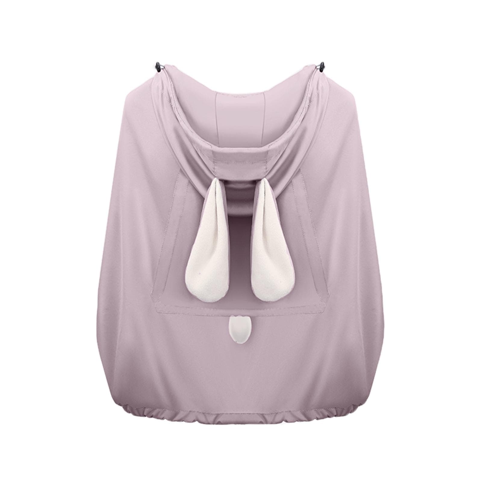 Baby Carrier Cover Hooded Stretchy Cloak for Baby Windproof Soft Baby Stroller Cover with Pocket purple