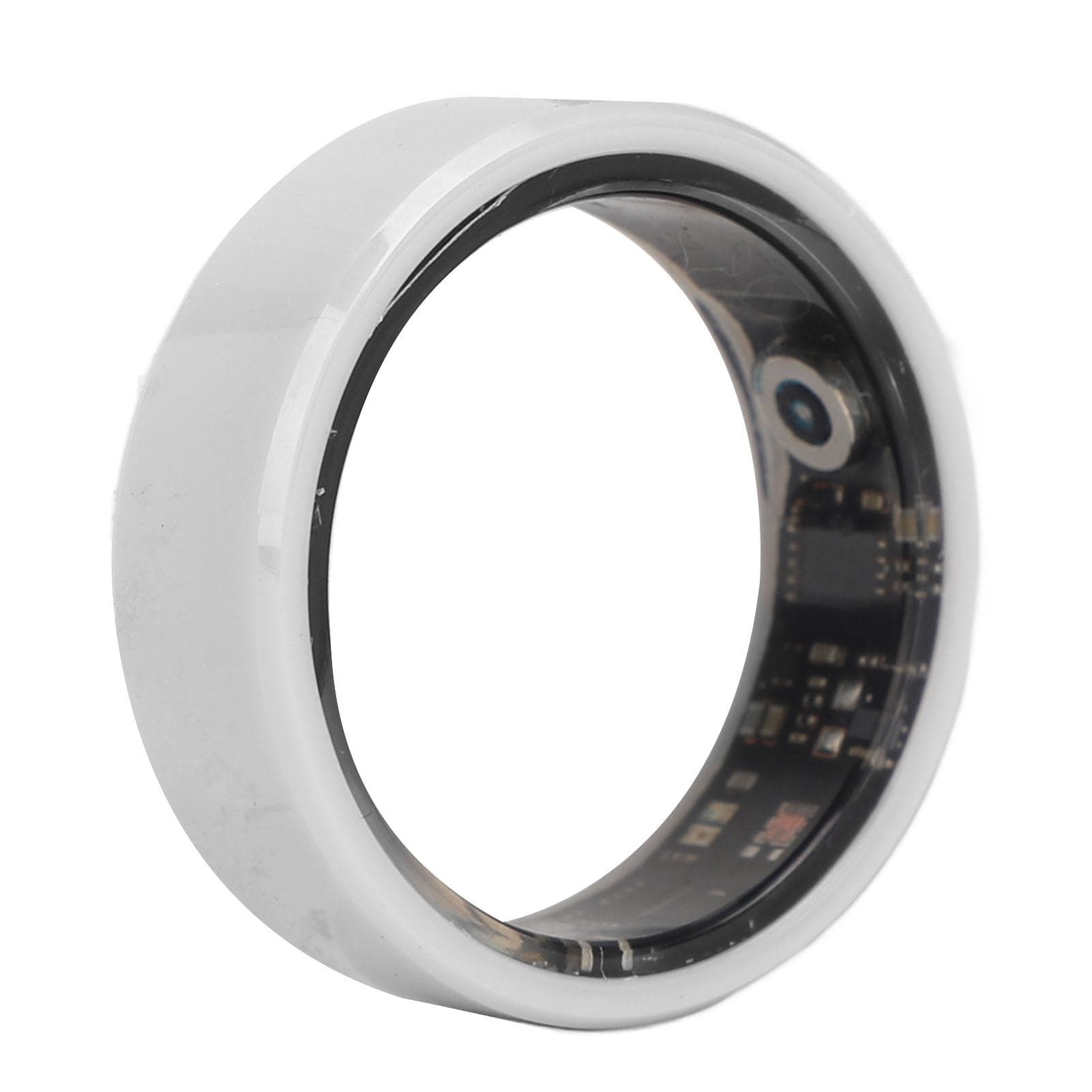 Smart Ring White BT IP68 Waterproof Rechargeable Pedometer Sleep Tracking Health Ring for Fitnss 10 Type 10 white