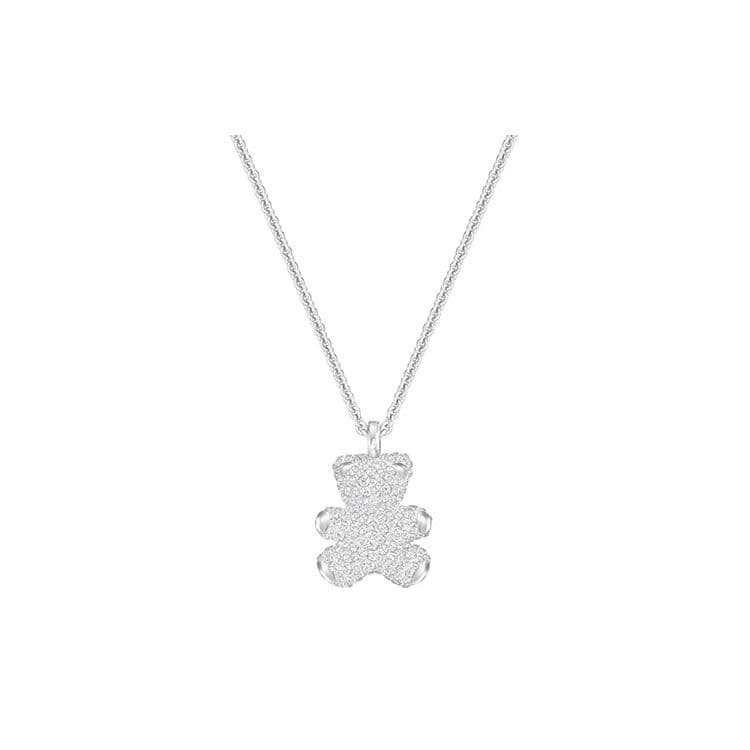 Swarovski 3D Bear Necklace Women necklace Platinum-Plated 5345684 Box+Shopping Bag