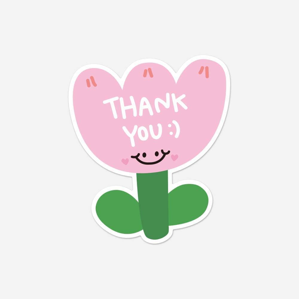 30pcs Flower Shaped Pink Thank You Thank You for The Copperplate Paper Gift Packaging Card Holiday Wedding Decoration Card pink