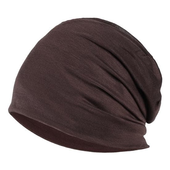 Cool Thin Protective Street Dance Women Men Hiking Beanie Hat Headwear Lady Skull One Size coffee