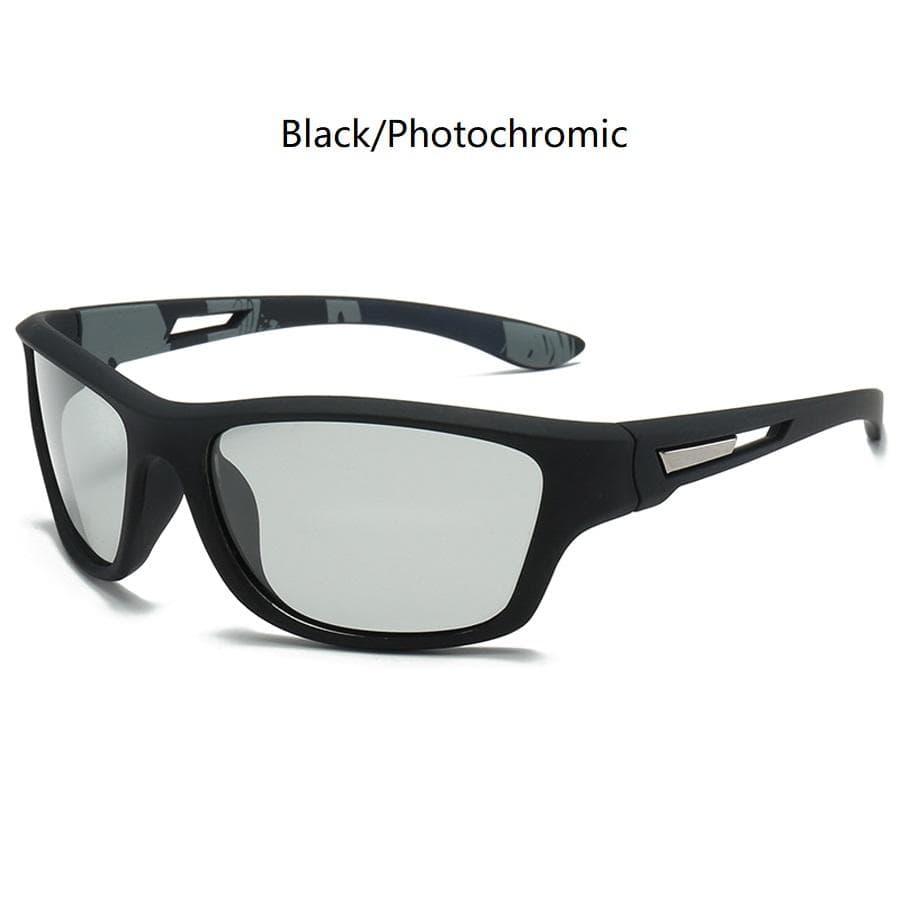 Photochromic Vintage Sunglasses UV400 for Men Women Sports Fishing Cycling Driving Mountaineering Retro Sun Glasses