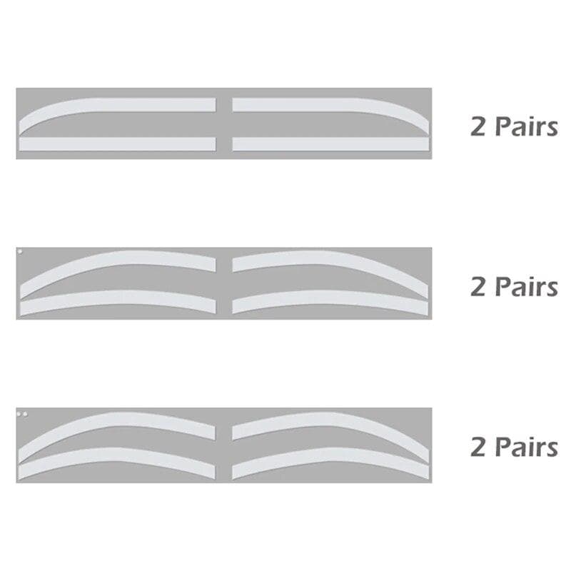 6 Pairs/set Disposable Brow Shaping Sticker Drawing Guide Auxiliary Template Microblading Eyebrow Stencil Makeup Tool