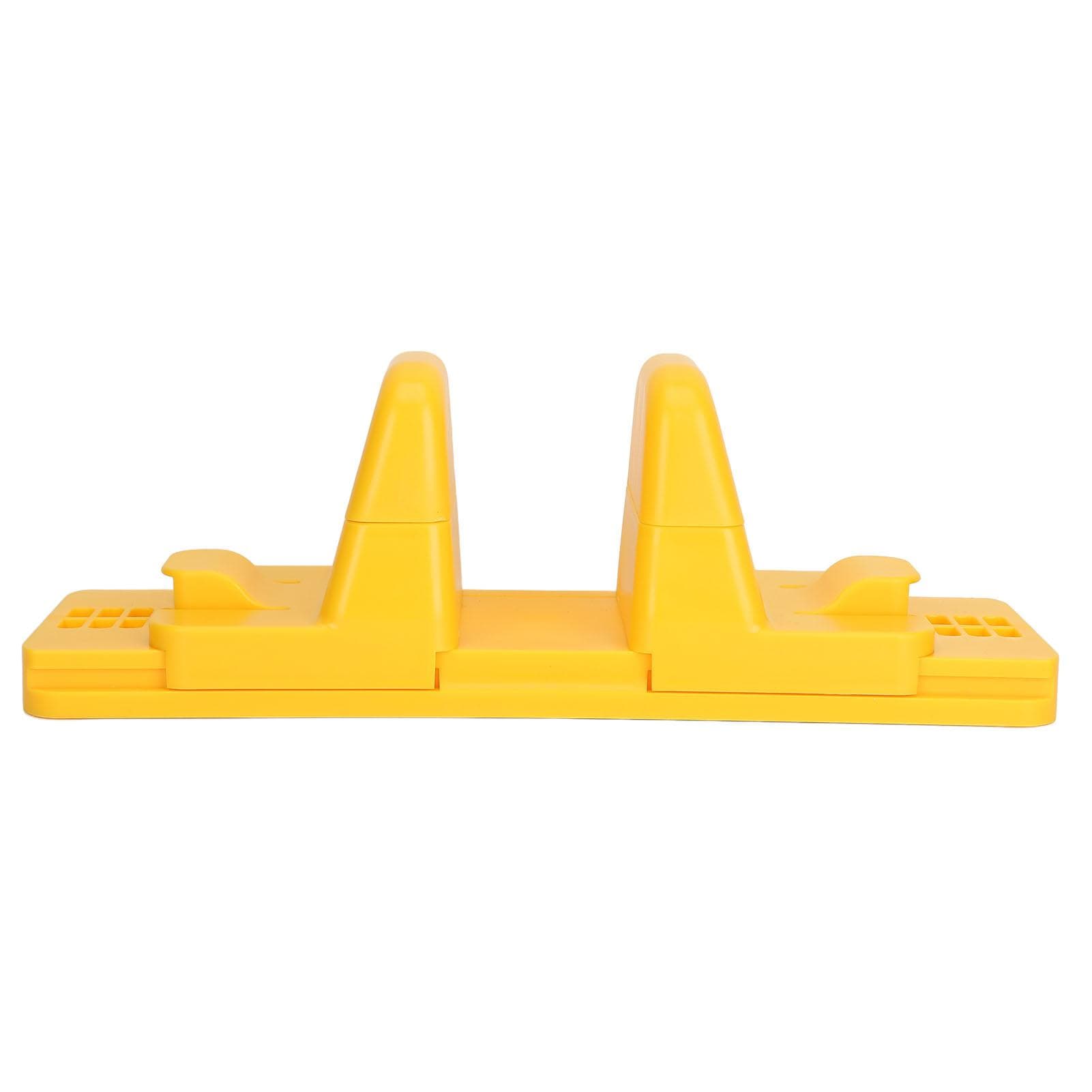 Adjustable Psoas Massage Tool with 4 Sets Replaceable Heads Elastic Shell Muscle Tension Release yellow