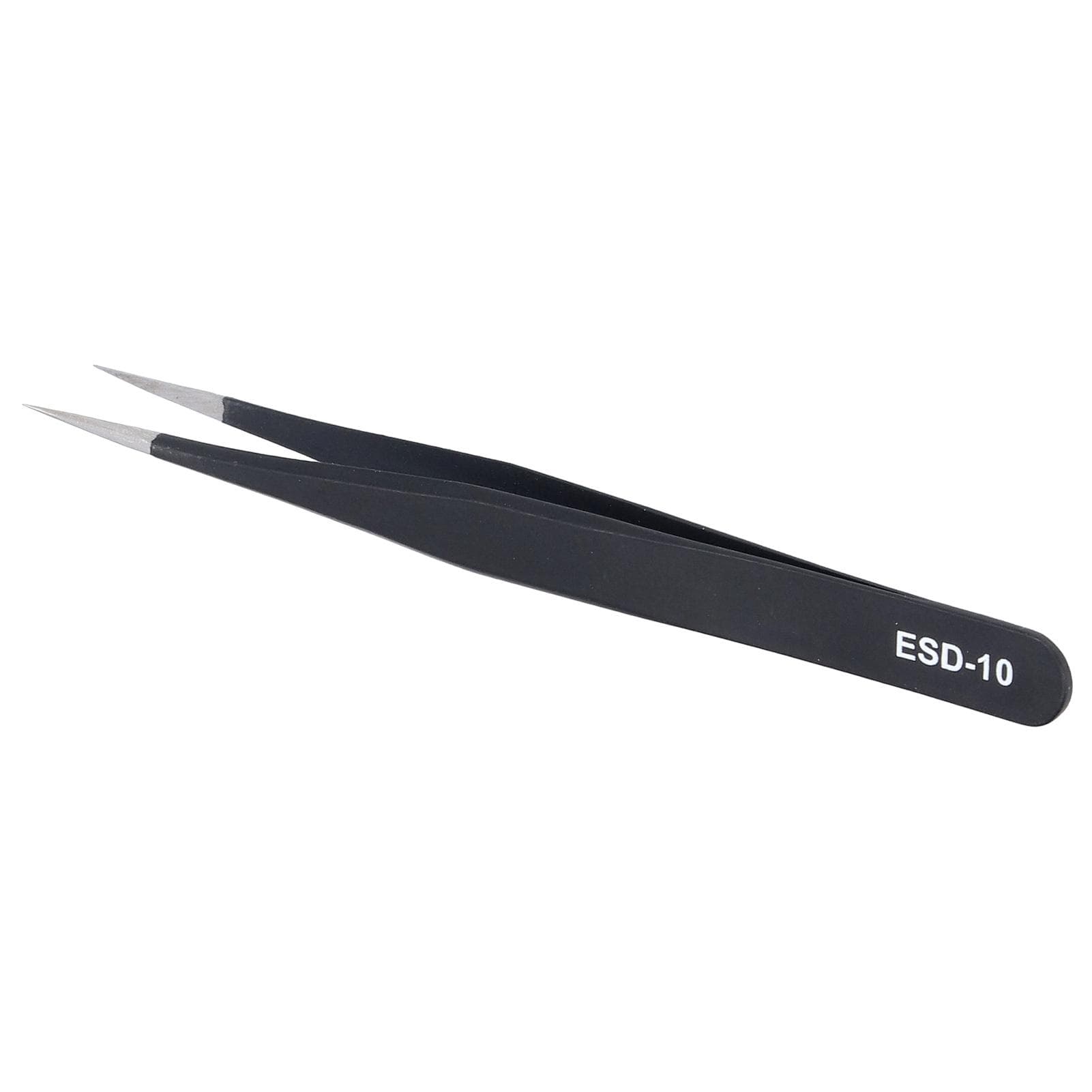 Static Resistant Tweezer Stainless Steel Eyebrow Tweezer Non Magnetic for Electronics Repair