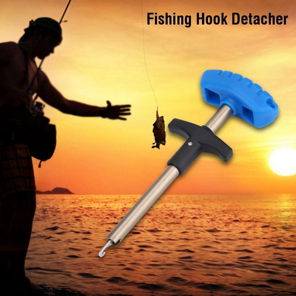 Practical T shaped Fish Hook Detacher Remover Removing Tool Fishing Tackle Accessory(Small)
