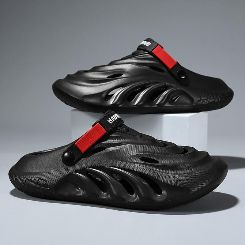 Men's Sandals Beach Shoes House Slippers Thick Bottom Soft and Comfortable Non-slip Wear-resistant Ventilate Fashion New Unisex 44
