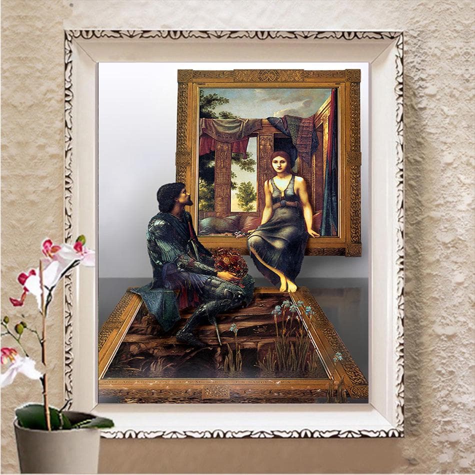 5D DIY Diamond Painting Cross stitch Kit Full Diamond Embroidery Landscape Picture of Rhinestones Home Decor Gift Full Square 20X30CM