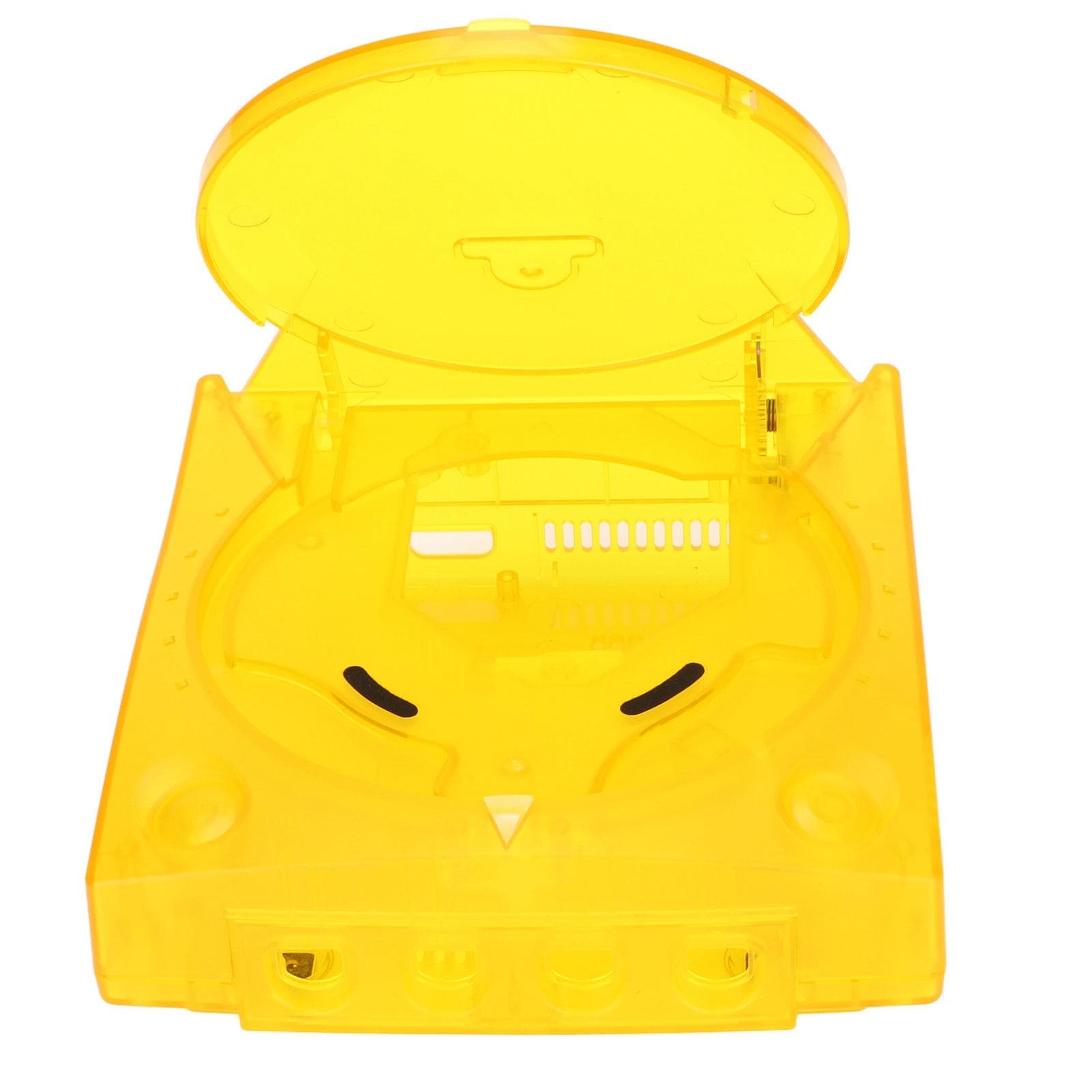 Translucent Plastic Case Retro Plastic Housing Shell for SEGA Dreamcast DC Yellow