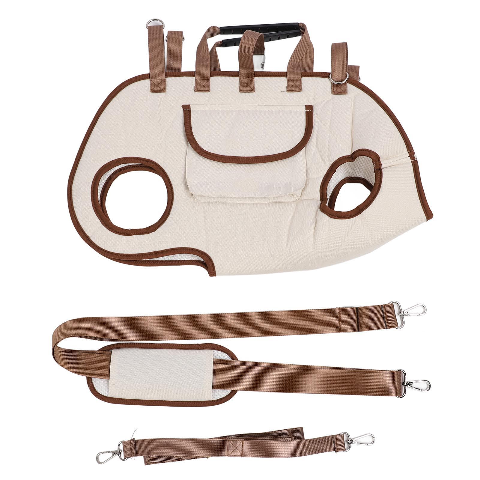 Dog Lift Harness Pet Carrier Bag Portable Breathable Multifunctional Traction Backpack Cat Bag for M