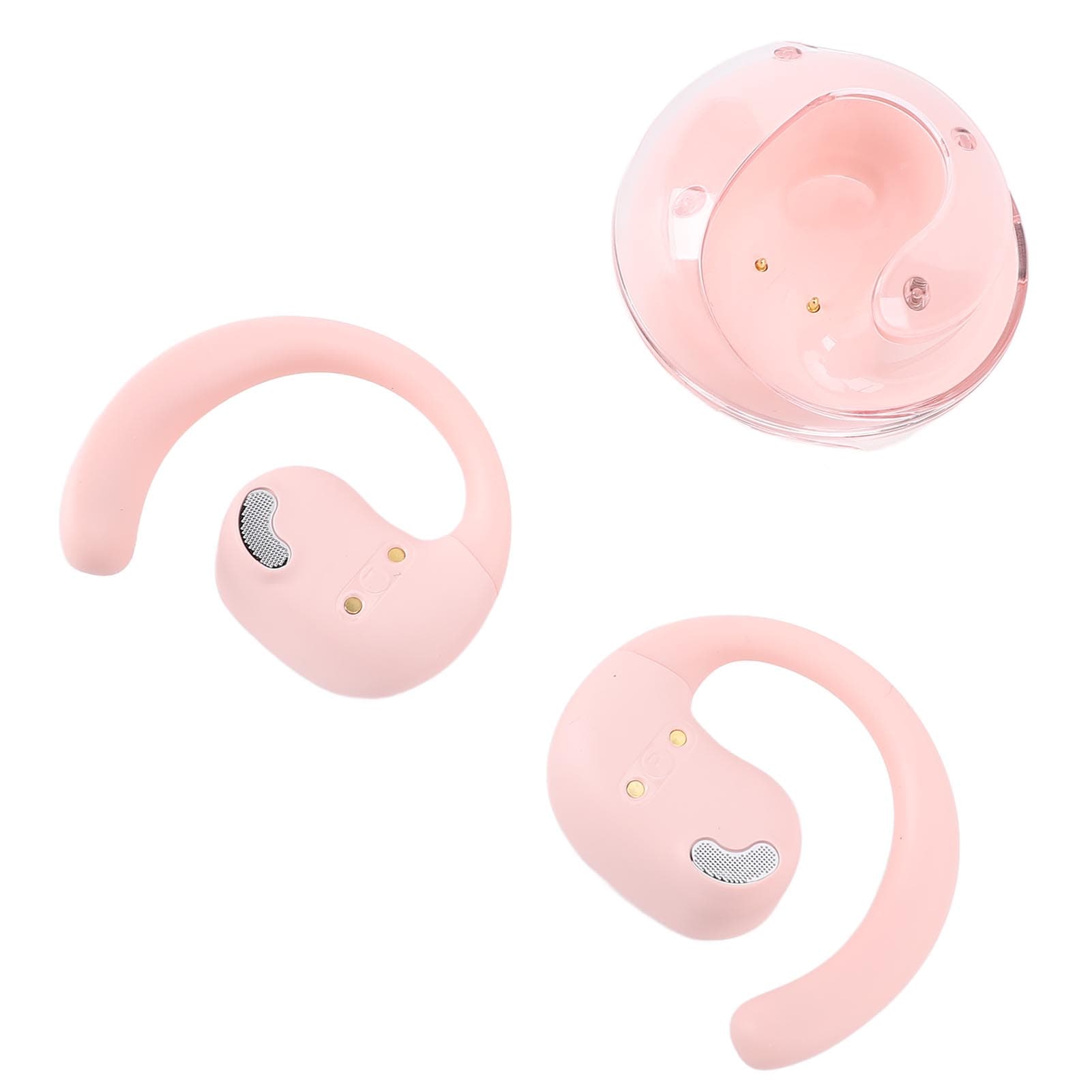 AI Language Translator Earbuds 140 Languages Translation Earphone in Real Time Bluetooth 5.4 Noise pink