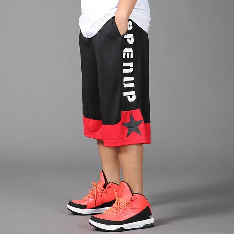 Men's Summer Basketball Shorts Loose Large Size Sports Shorts Casual Breathable Beach Pants 3XL