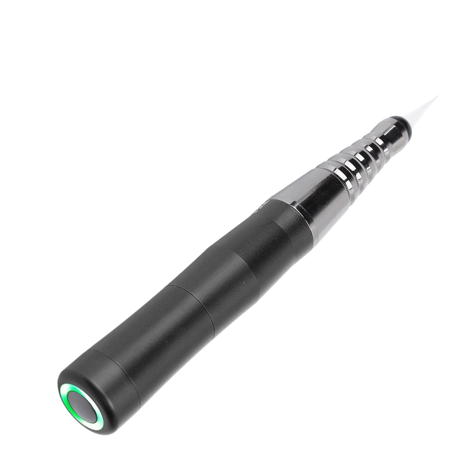Microblading Machine Aluminium Alloy 3 Gears Semi Permanent Makeup Tattoo Pen for Eyebrow Eyeliner US Plug black