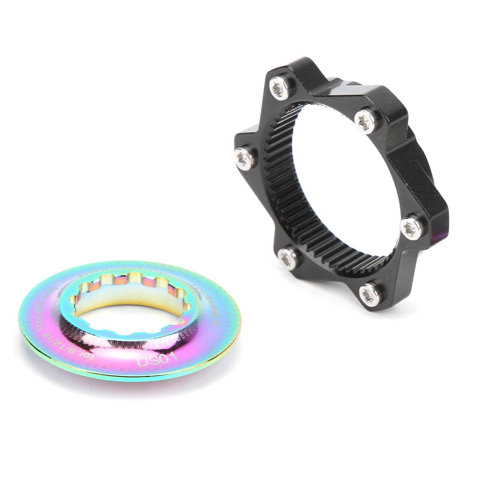 MEIJUN Bike Hub Center Lock Conversion Adapter Centerlock to 6?hole Adapter Conversion Kit