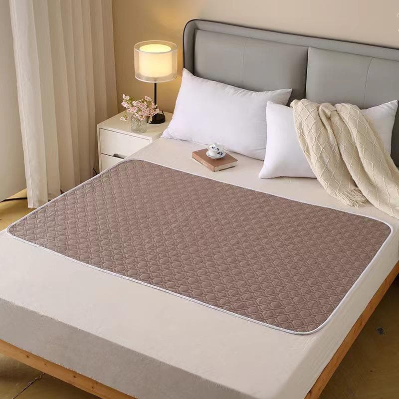 Waterproof, Washable Cotton Adult Diaper Pad - Breathable, Oversized Care Mattress for Elders 70x90 cm