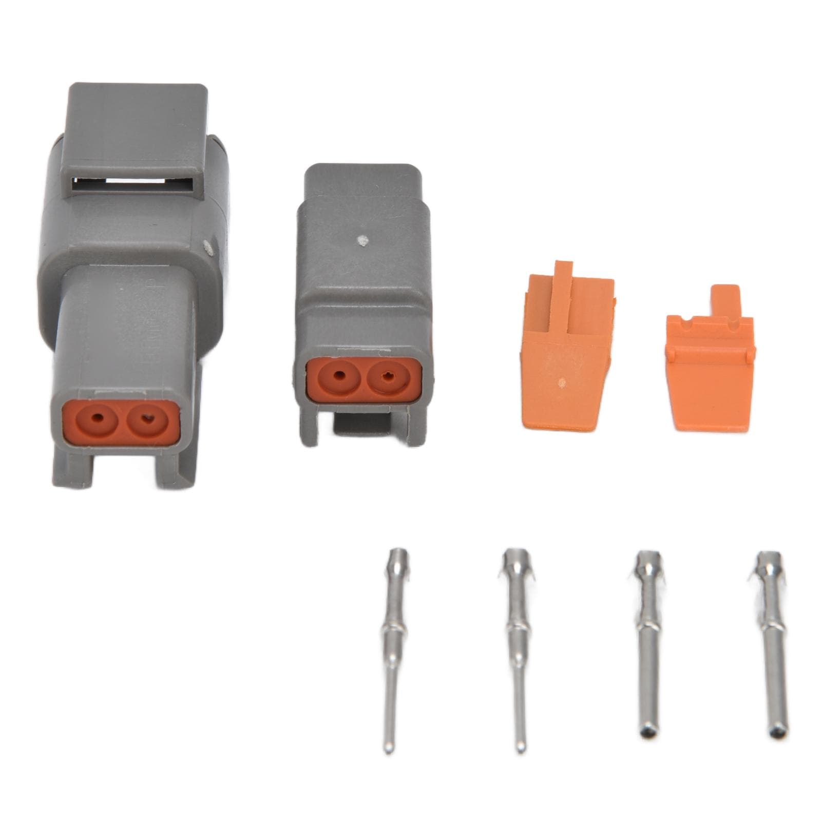5 Sets Waterproof Connectors 2 Pin Electrical DTM Connector Kits with Terminals Connector Inserts
