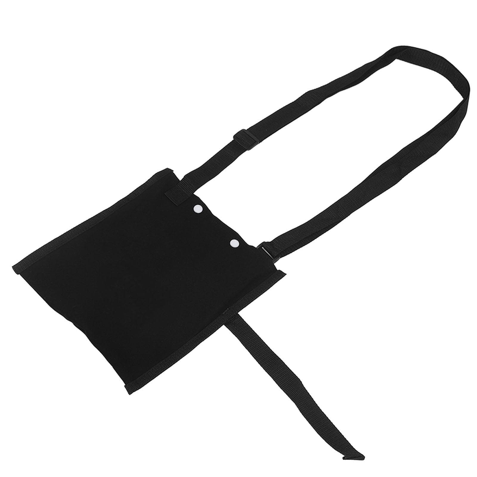 Urine Shoulder Bag Single Pocket Urine Drainage Shoulder Bag Cover with Adjusted Strap Black black