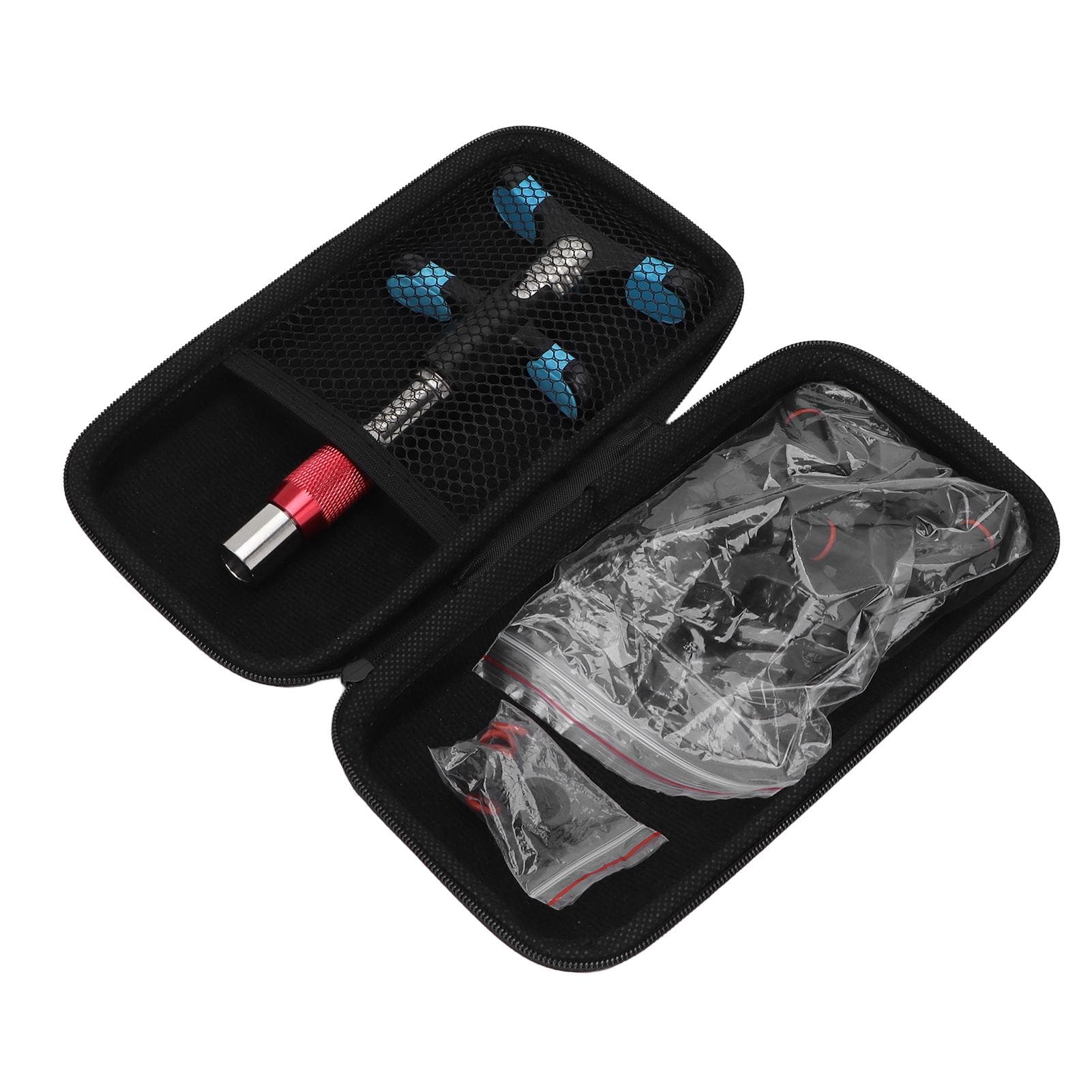 10 Gears Mutifunctional Manual Chiropractic Tool Stainless Steel Spine Adjusting Massage ToolBlack red